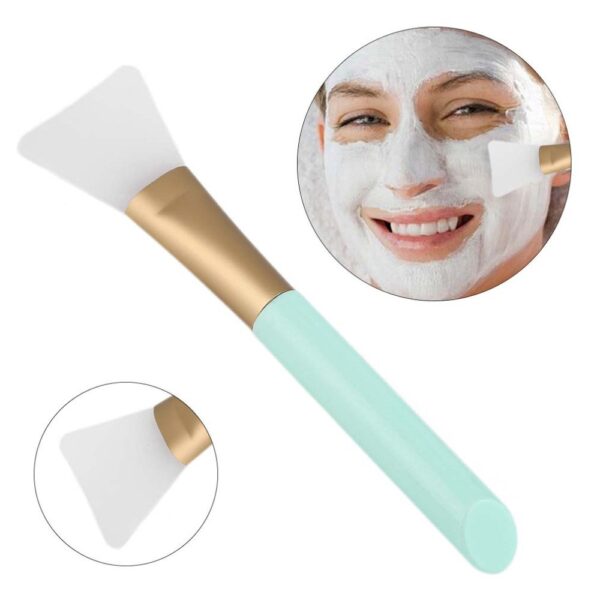 Face Mask Brush,Mask Beauty Tool Soft Silicone Facial Mud Mask Applicator Brush Hairless Body Lotion - Image 2
