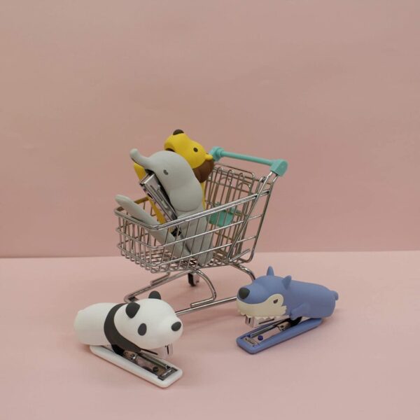 MAX USA HD-10NX/S Cute Animal Silicone Stapler (Wolf) – Special Edition (HD-10NX/S WL Stapler) - Image 2