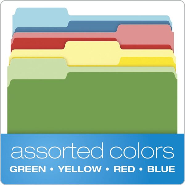 File Folders, Letter Size, Assorted Colors - Image 4