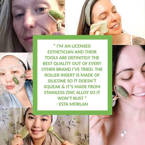 Jade Roller for Face - Image 2