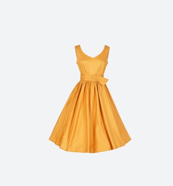 Strapless Black Flare Dress - Image 2