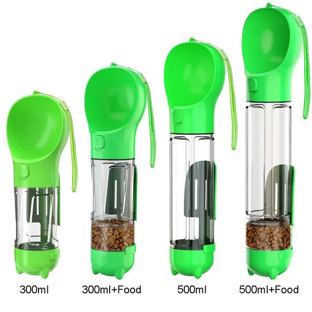 Multifunction Water Food Pet Bottle - Blue _ 500ml