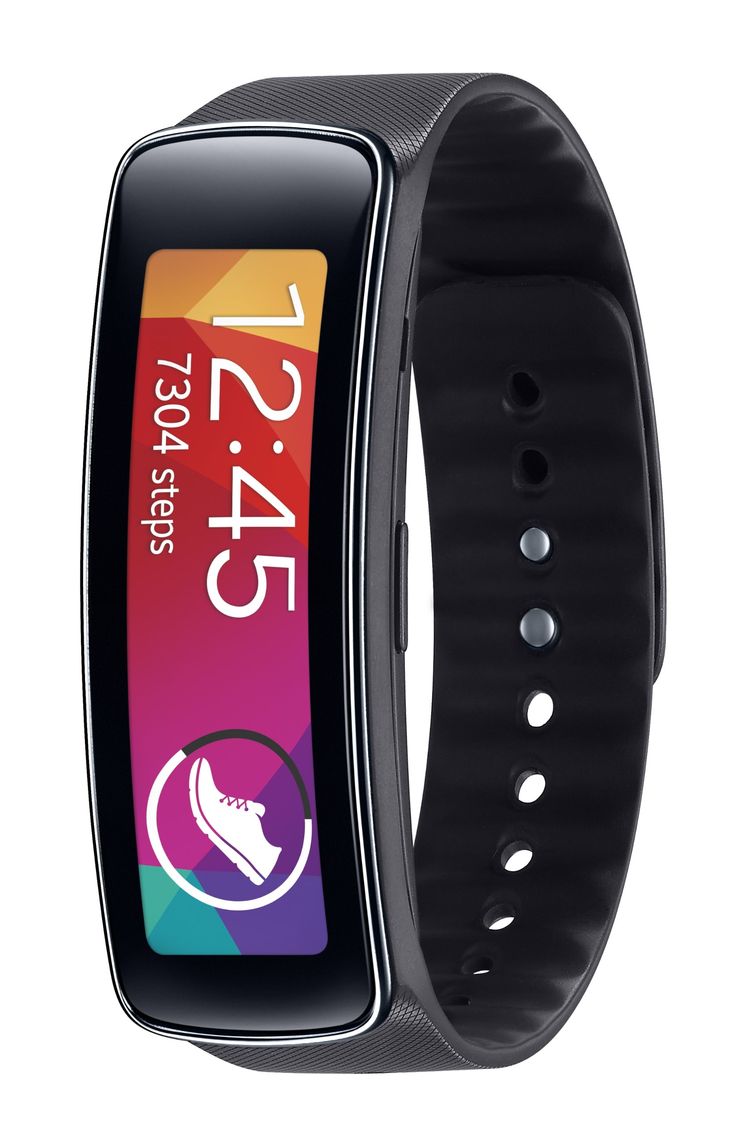 Samsung Gear Fit Smart Watch, Black (US Version)