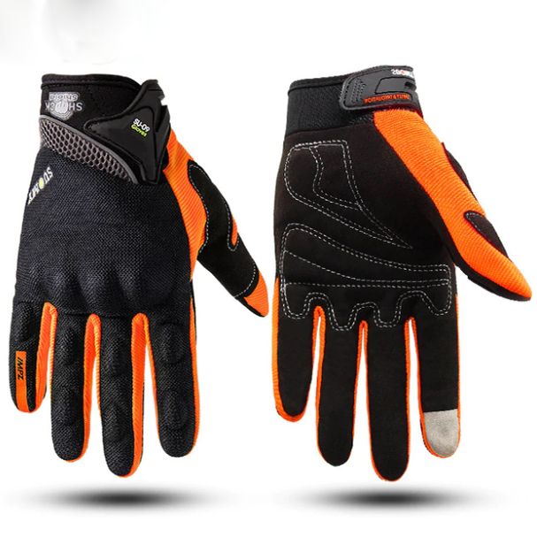 Waterproof Sport Gloves - Orange _ XXL